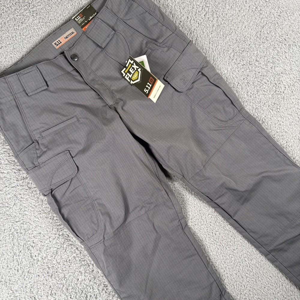 5.11 Tactical Stryke Pants Women's 12 Reg Gray 64386 EMS Cargo Pants NWT NEW